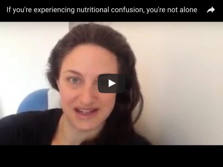 Are you experiencing nutritional confusion